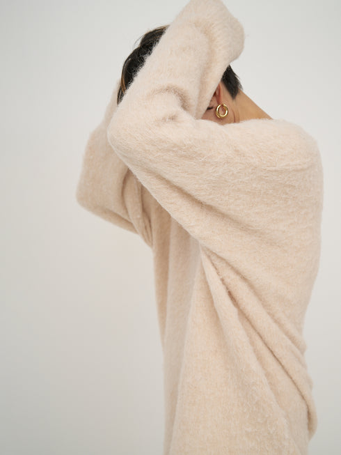 【 予約:11月中旬 】ALPACA MIX TUNIC PO /Y254-91123